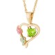 Heart with Multiple Stone Options & All Birthstones - by Landstrom's